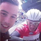 Illustration for article titled Terrible Dude Takes Selfie With Collapsed Cyclist